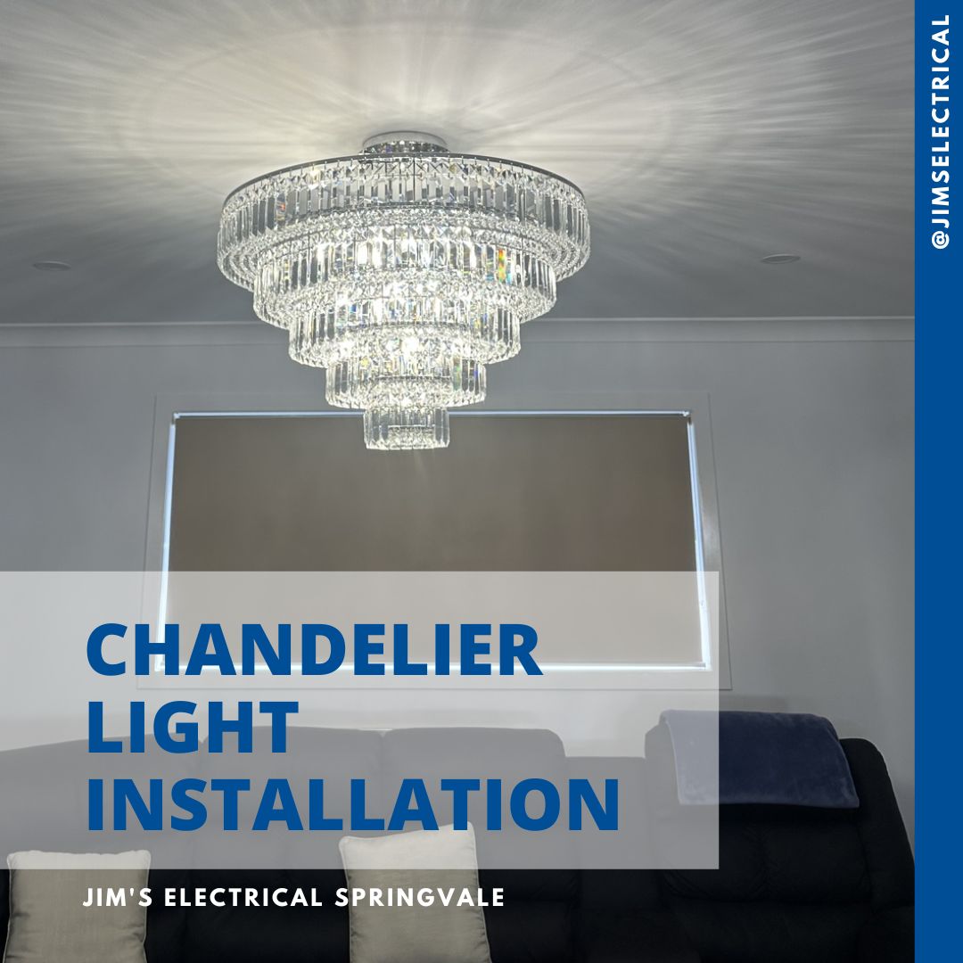 Chandelier Lighting Installation